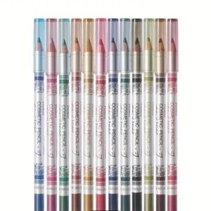 NWOT 12pcs/set Colorful Eyeliner Pen Set - Waterproof, Luminous, and Long-Lastin